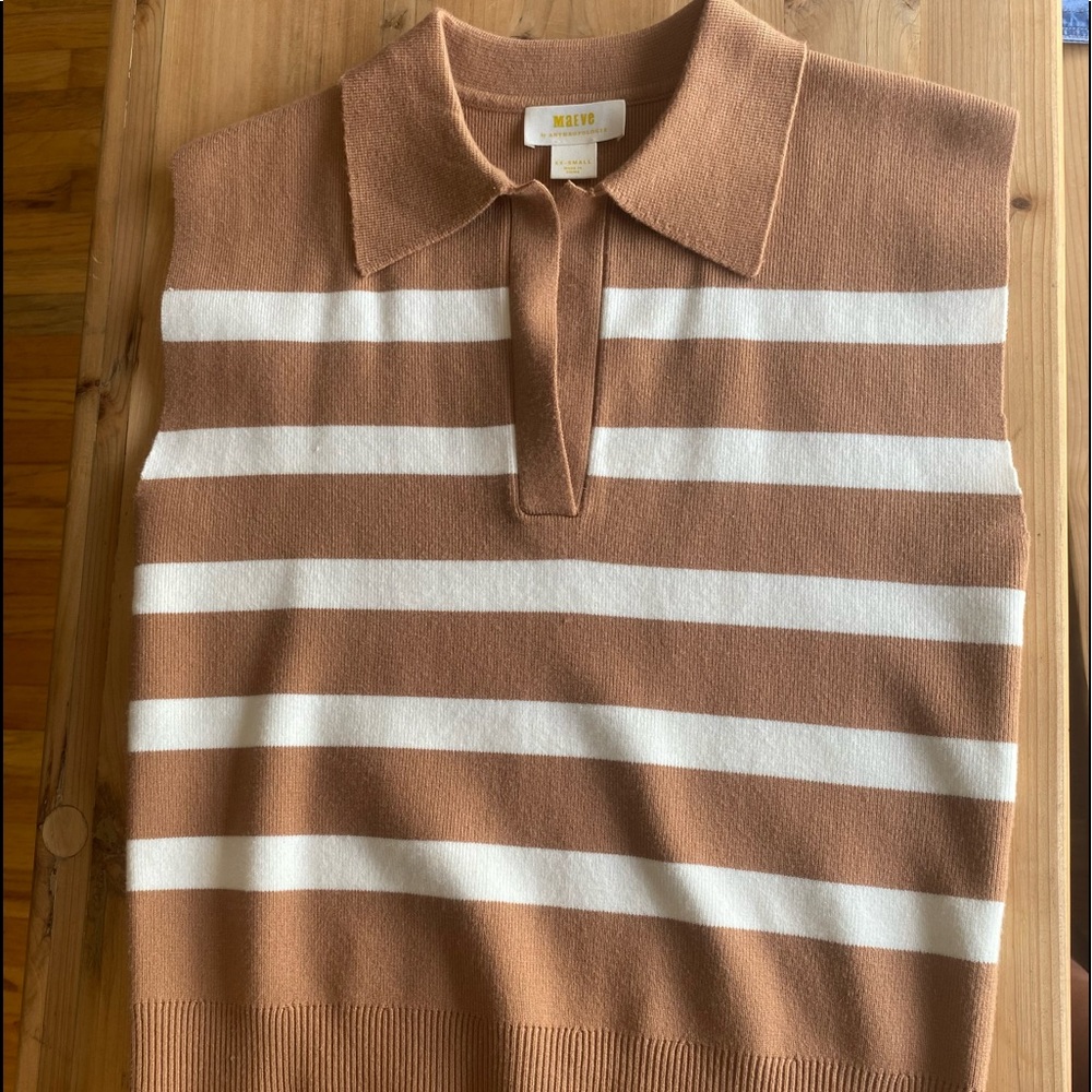 Anthropologie Maeve sweater vest top